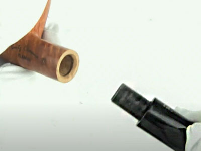 Pipe avec montage pour filtre 9mm.